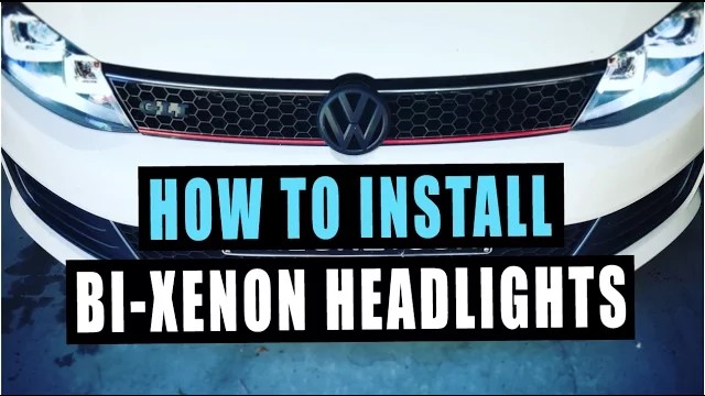 How to install Helix projector headlights (VW MK6 Jetta GLI)