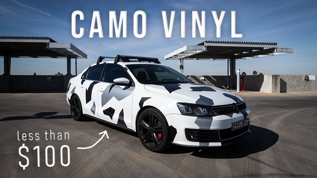 How to Camo Vinyl wrap a car