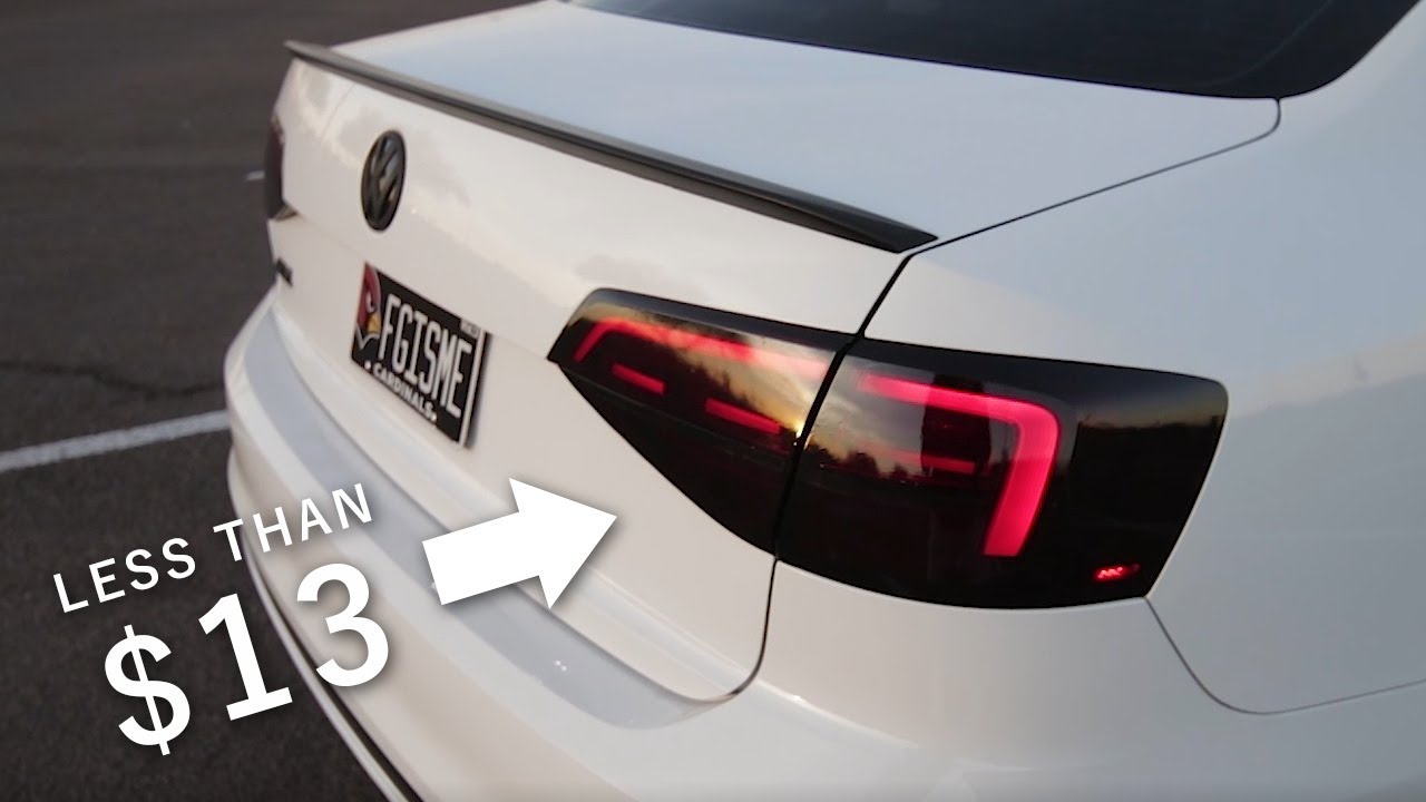 HOW TO WRAP TAILLIGHTS WITH TINTED VINYL